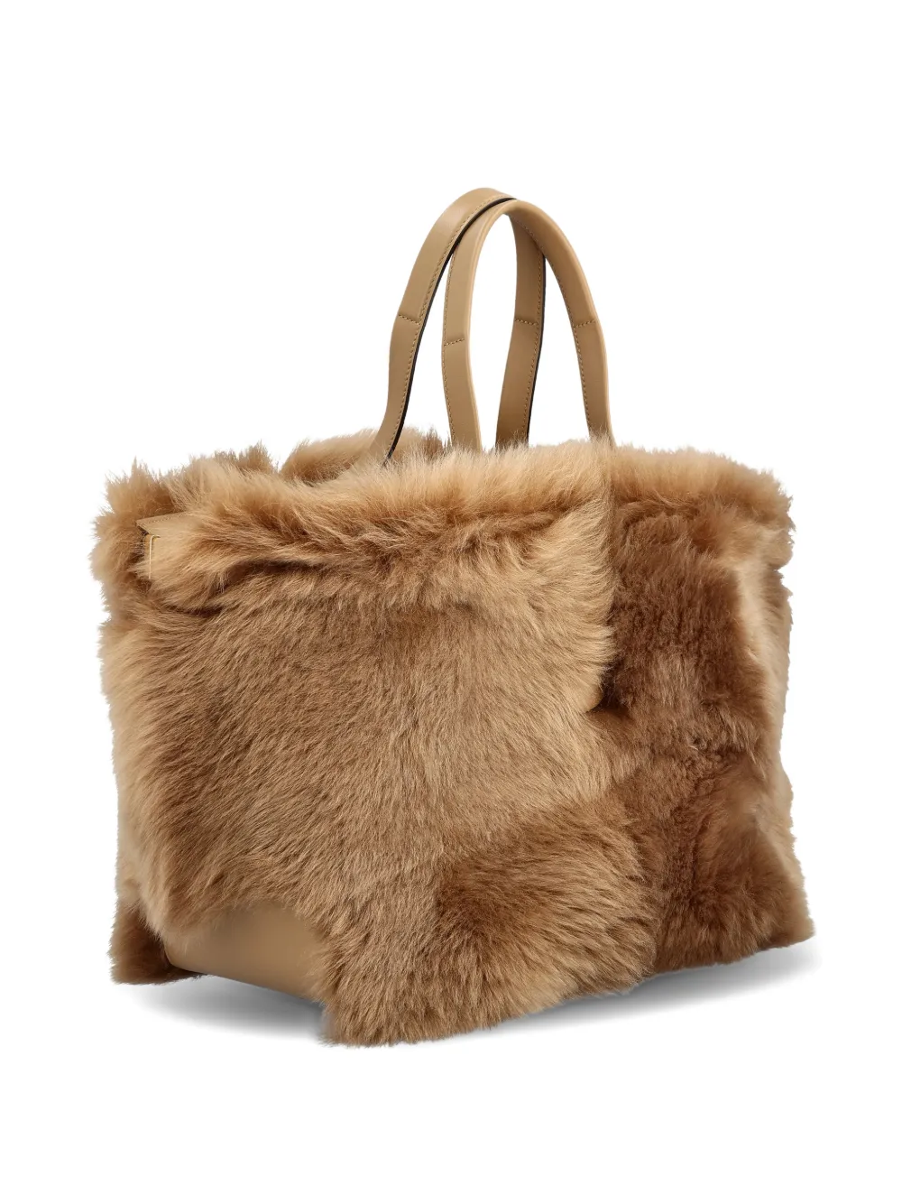 Tod's Kleine lammy shopper Bruin