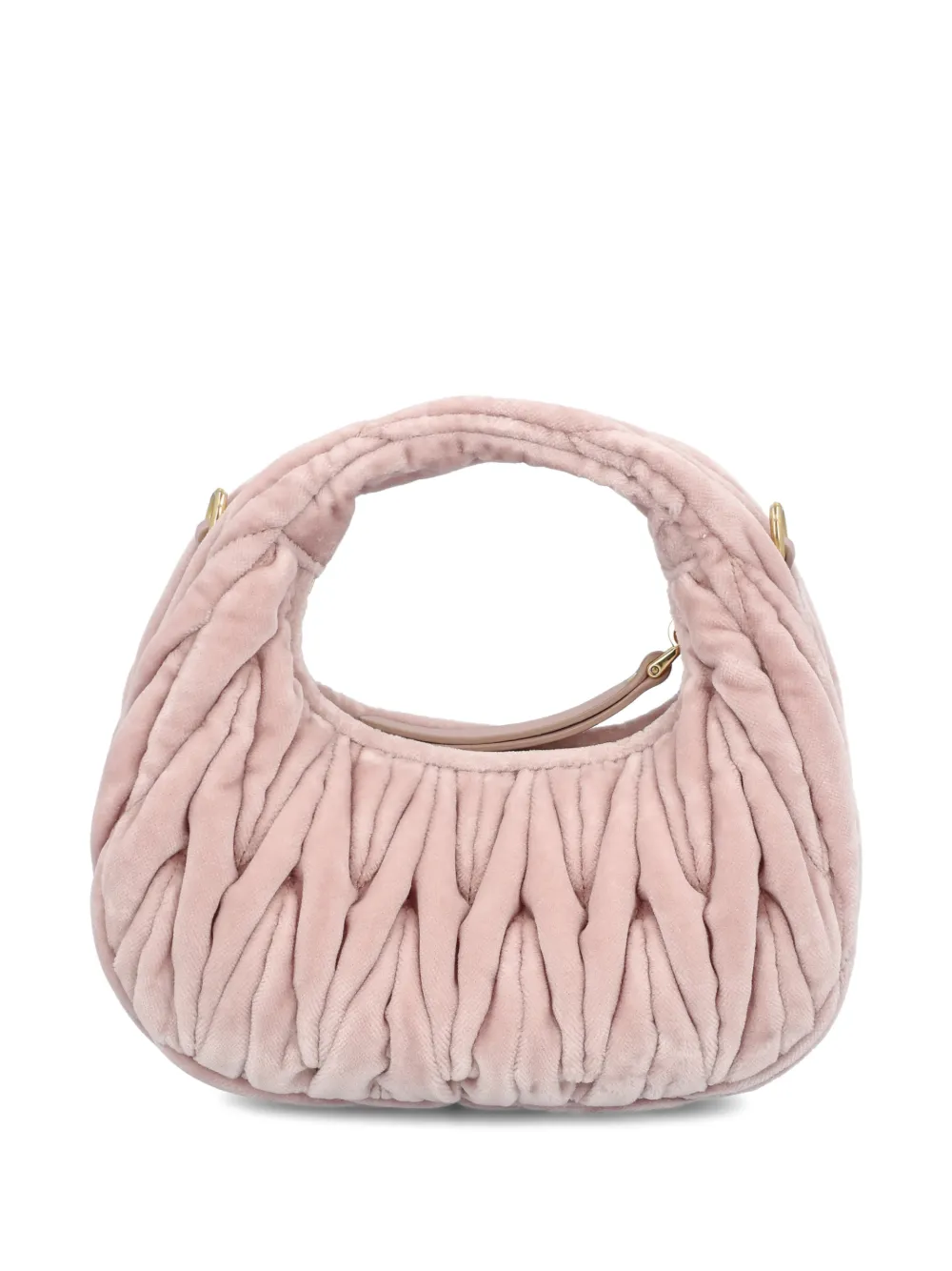 Miu Miu logo-plaque tote bag - Roze