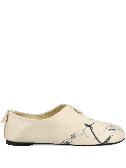 Loro Piana Floaty graphic-print loafers