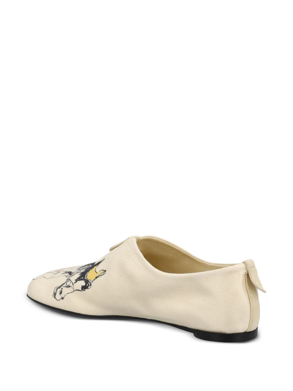 Loro Piana Floaty loafers met grafische print Beige