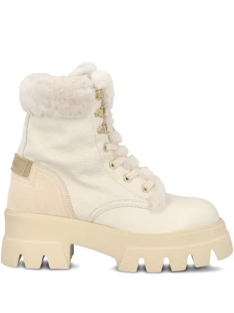 BOGNER botas militares de piel