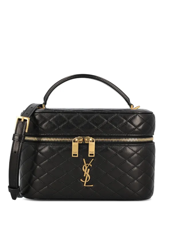 Saint Laurent Gaby Large Vanity Bag in Lambskin in Black