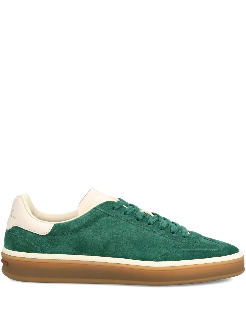 Loro Piana Tennis Walk suede sneakers - Verde