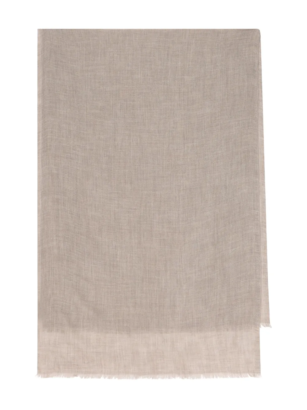 Loro Piana Cardo fringed-trim scarf - Grigio