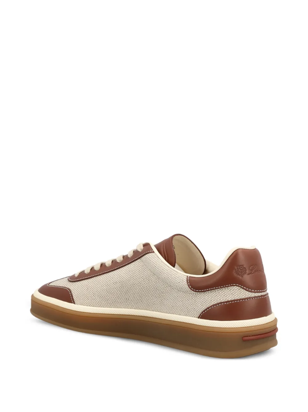 Loro Piana Tennis Walk sneakers met logo-reliëf Beige