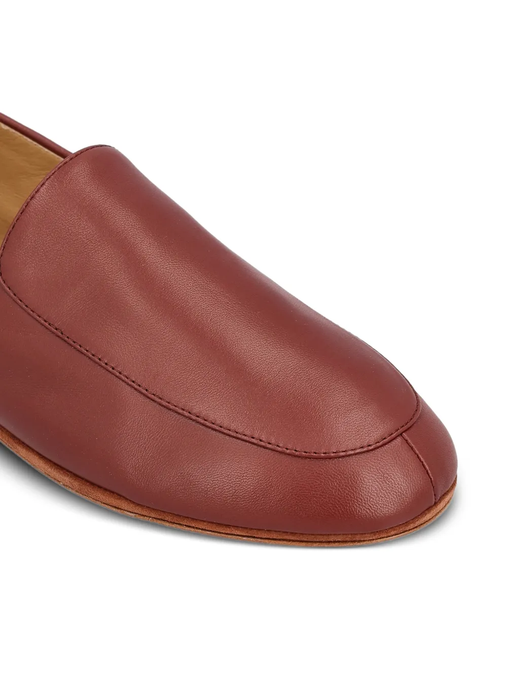 Loro Piana Anton Walk leather loafers - Marrone