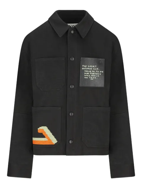 LOEWE x Louis Wain cat-embroidery jacket