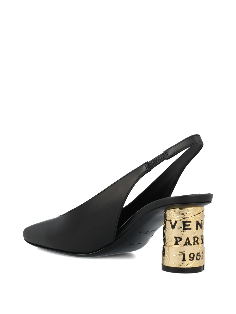 Givenchy 7mm Cylindrical Heel Slingback Pumps In Multi