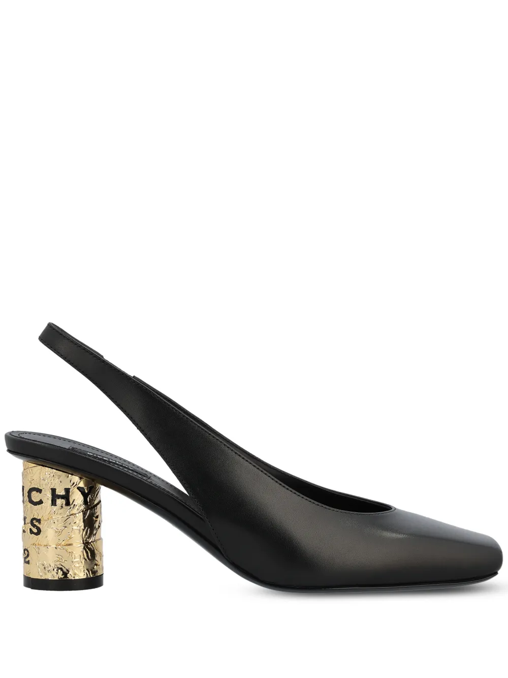 Givenchy 7mm Cylindrical Heel Slingback Pumps In Multi