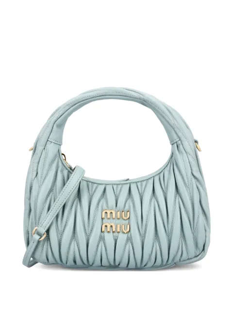 Miu Miu small Wander metal-logo tote bag