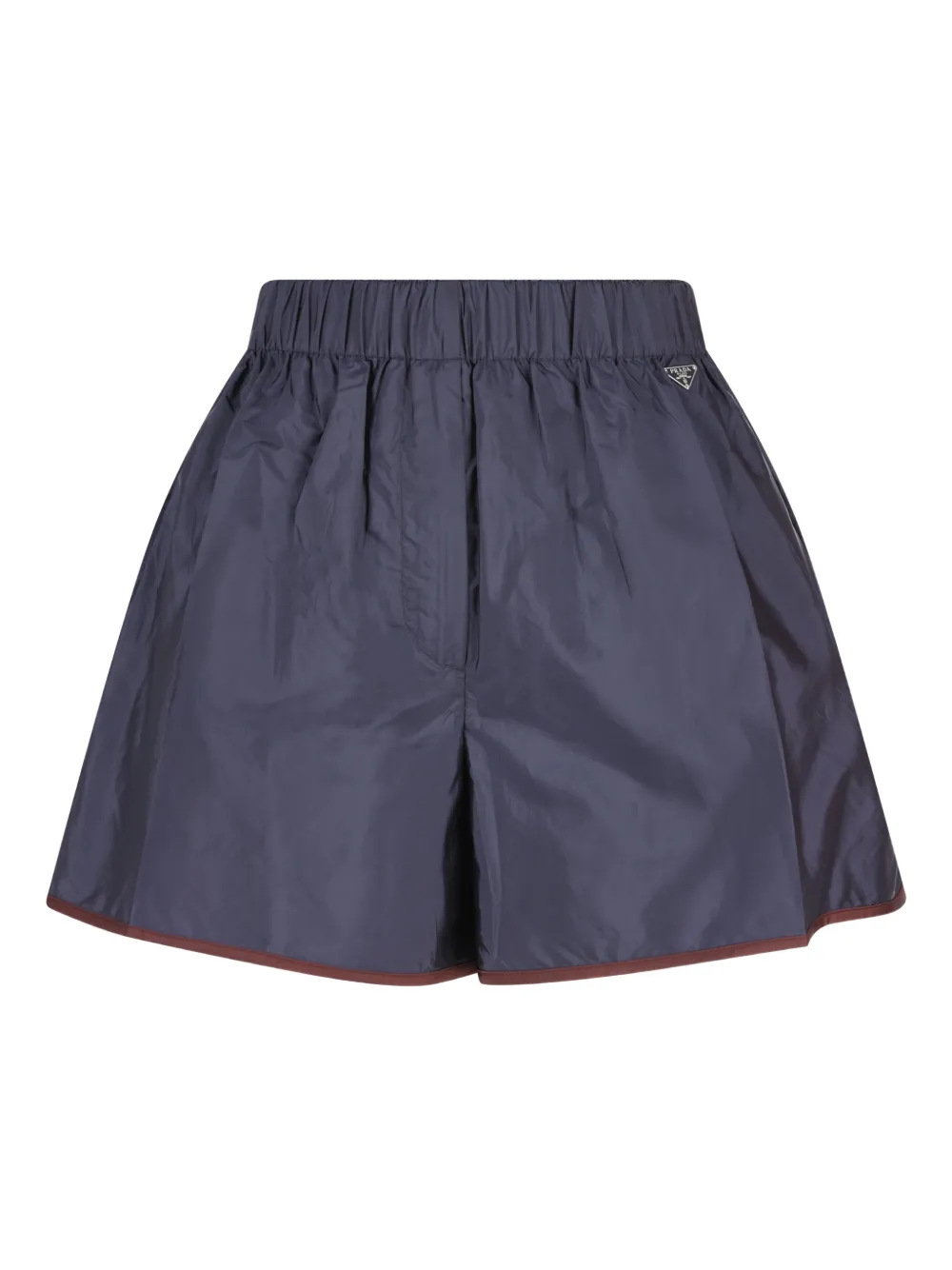 Prada triangle-logo shorts | Blue | Image 1