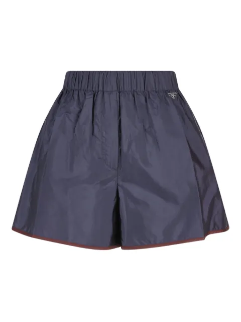 Prada triangle-logo shorts