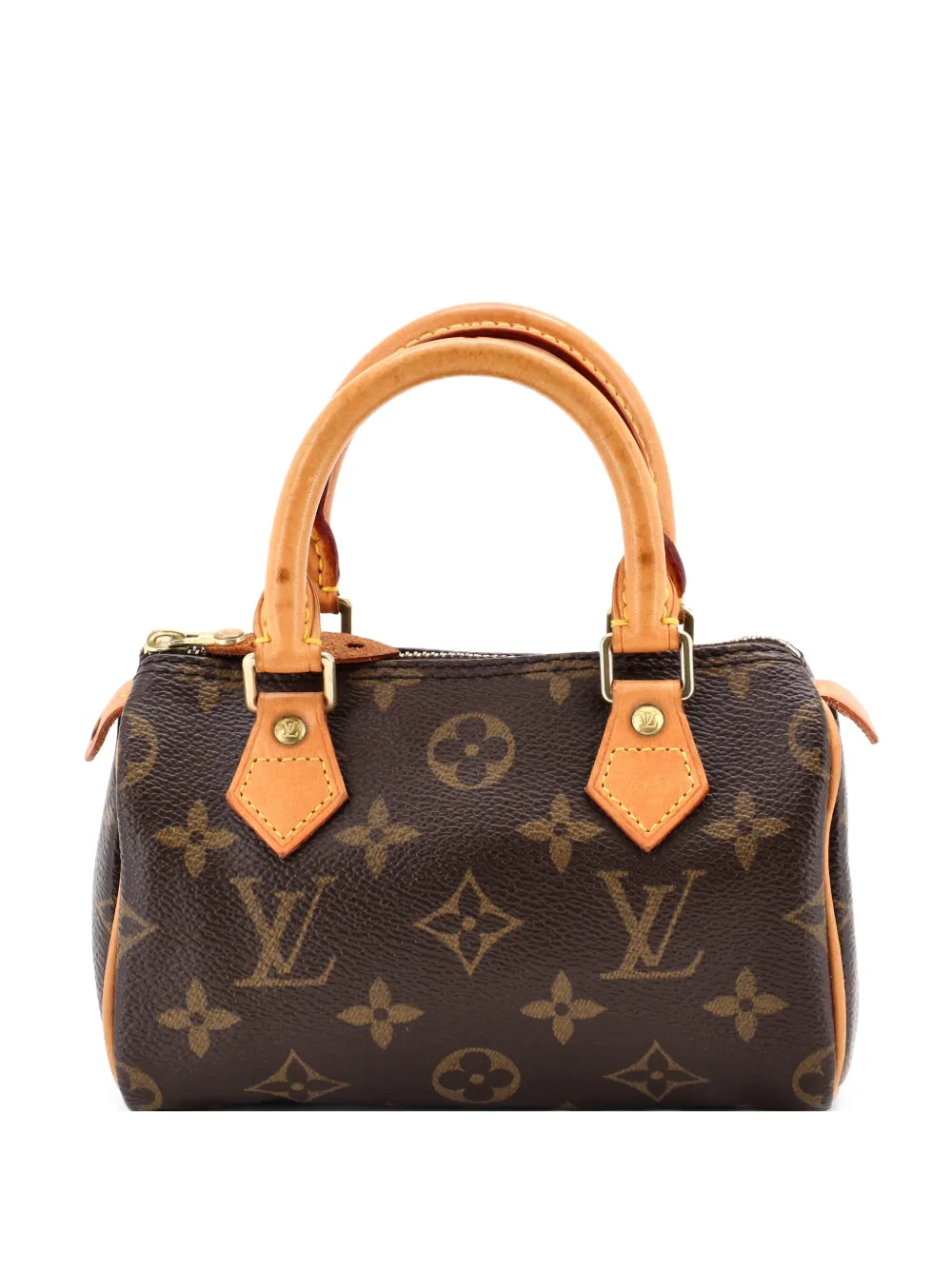 Louis Vuitton Pre-Owned Speedy Mini HL Handbag Monogram Canvas satchel - Braun