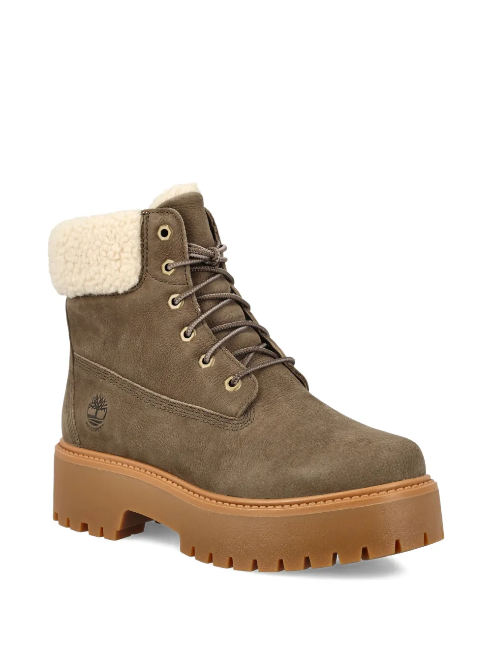 Timberland Stone Street faux-fur platform boots Bruin