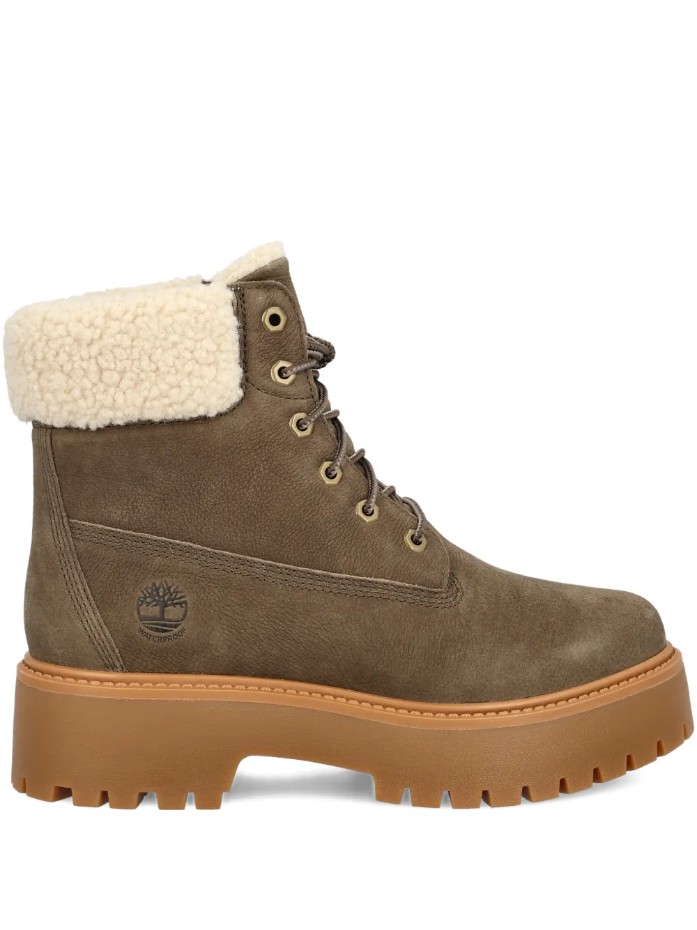 Timberland Stone Street faux-fur platform boots Bruin