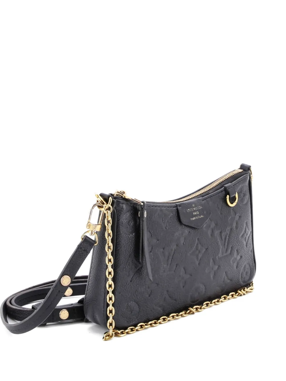 Louis Vuitton Pre-Owned Easy Pouch on Strap Monogram Empreinte Leather shoulder bag - Nero