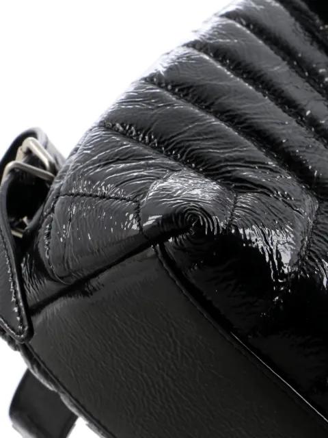 Saint Laurent Pre-Owned LouLou Matelasse Chevron Patent Small backpack