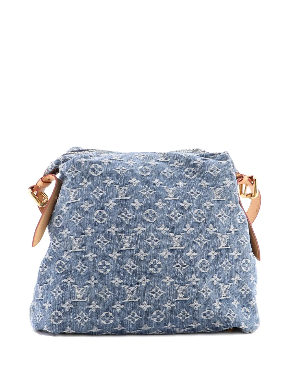 Pre-owned Louis Vuitton Baggy Handbag Denim Gm Shoulder Bag In Blue
