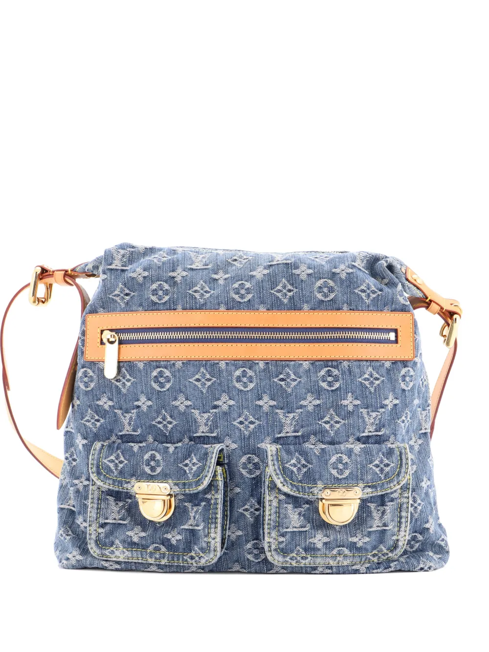 Louis Vuitton Pre-Owned Baggy Handbag Denim GM shoulder bag - Blu