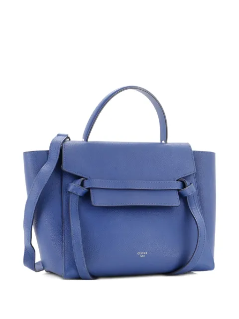 Celine Pre-Owned Belt Bag Textured Leather Medium satchel