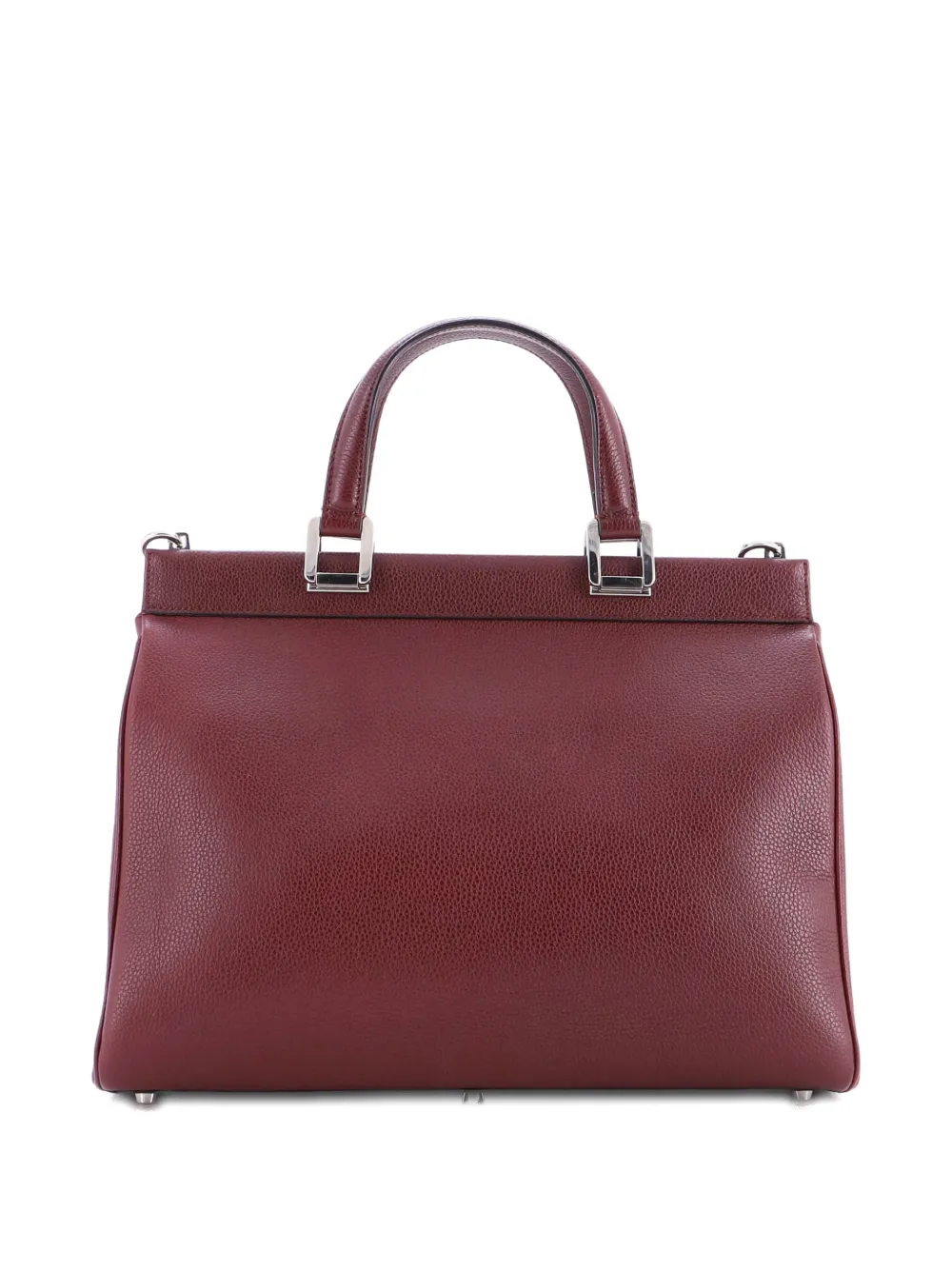 Pre-owned Gucci Zumi Top Handle Bag Leather Medium Satchel In Red