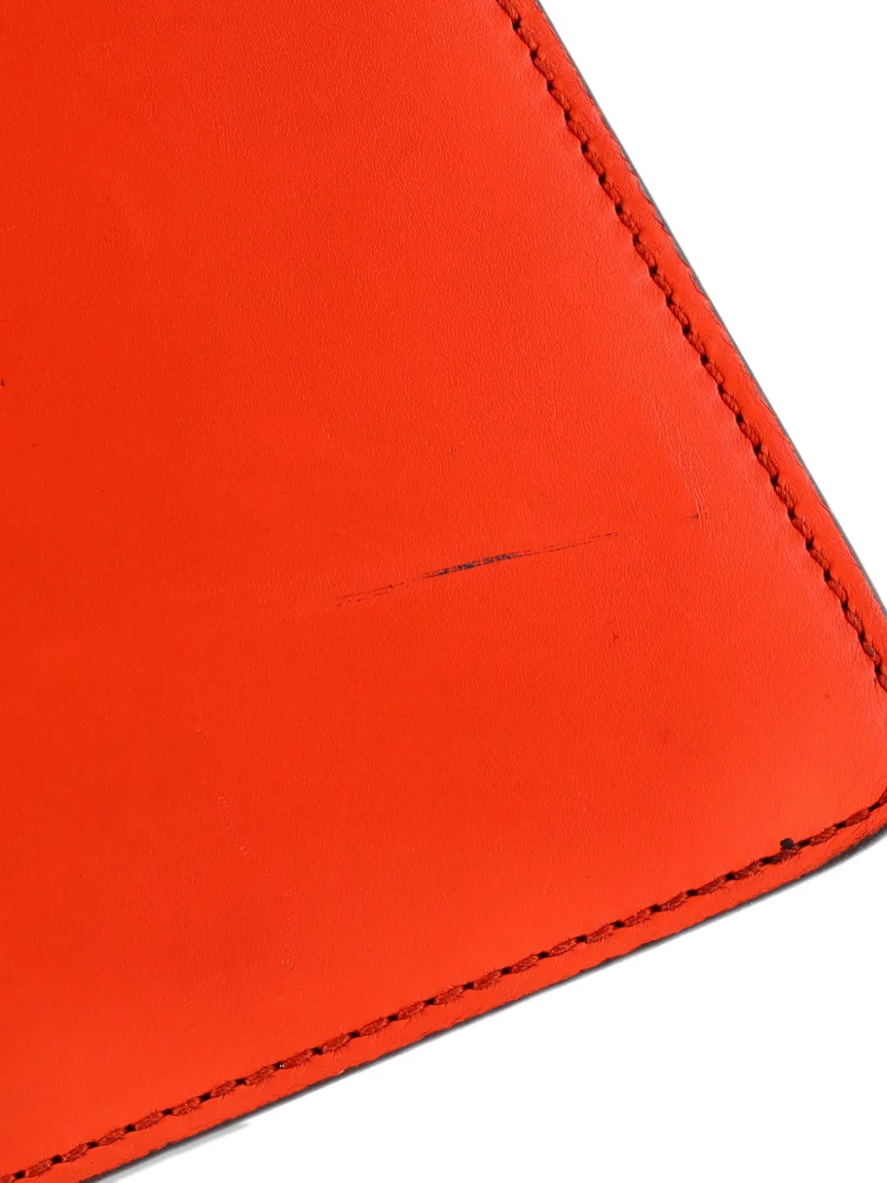 Pre-owned Gucci Sylvie Top Handle Bag Leather Large Satchel In Orange