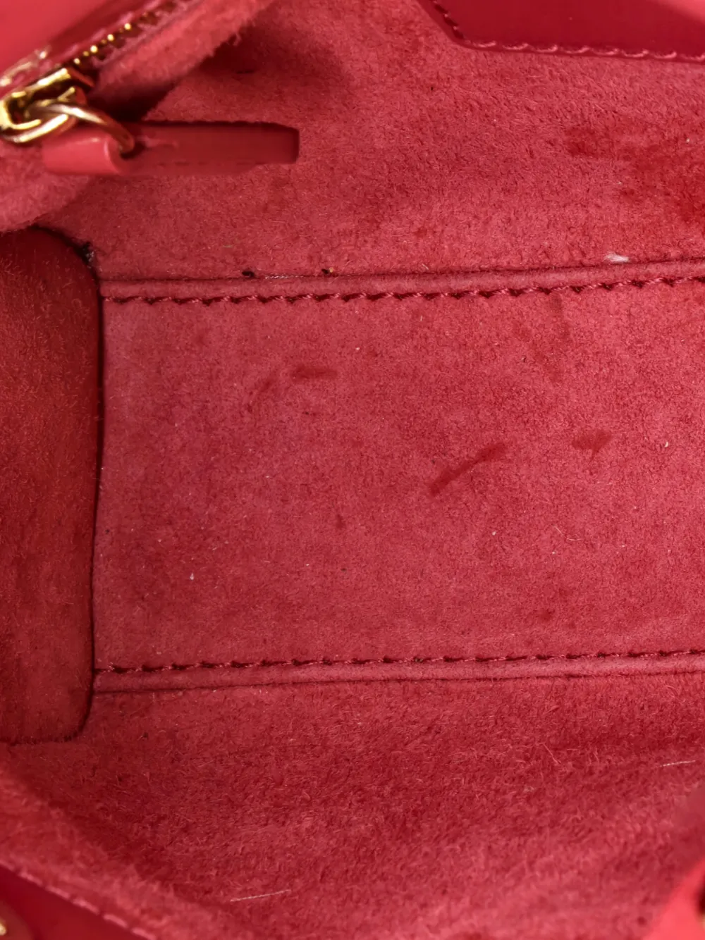 DIOR Pre-owned Lady Chain Bag Cannage Quilt Patent Mini Satchel In Pink