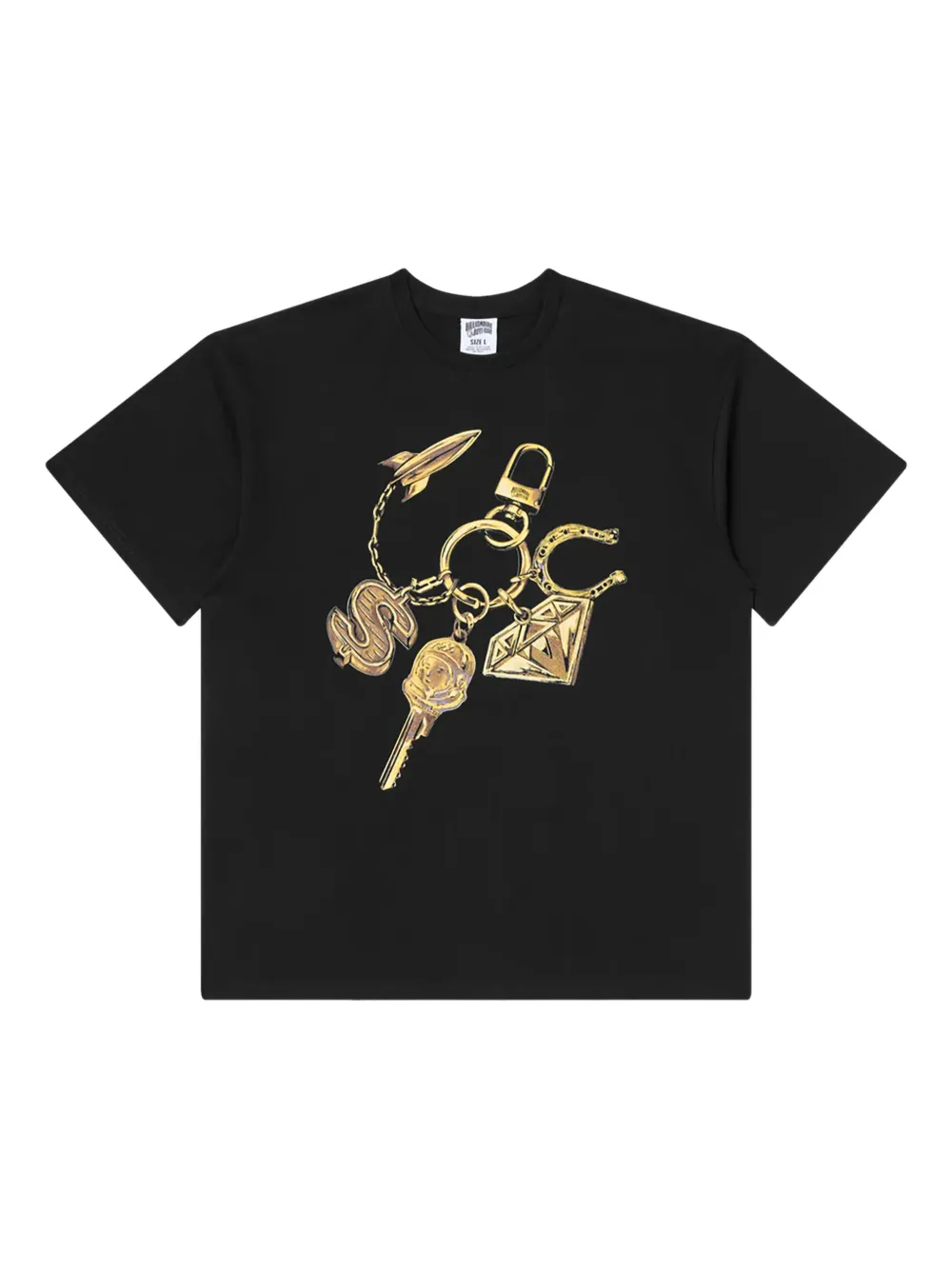 Billionaire Boys Club keychain-print short-sleeve T-shirt - Nero