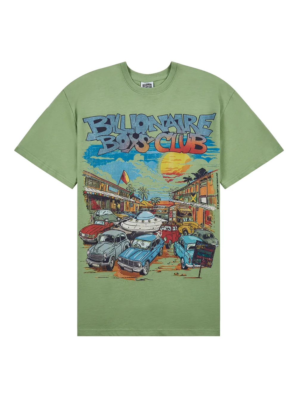 Billionaire Boys Club playera con motivo gráfico | verde | Image 1