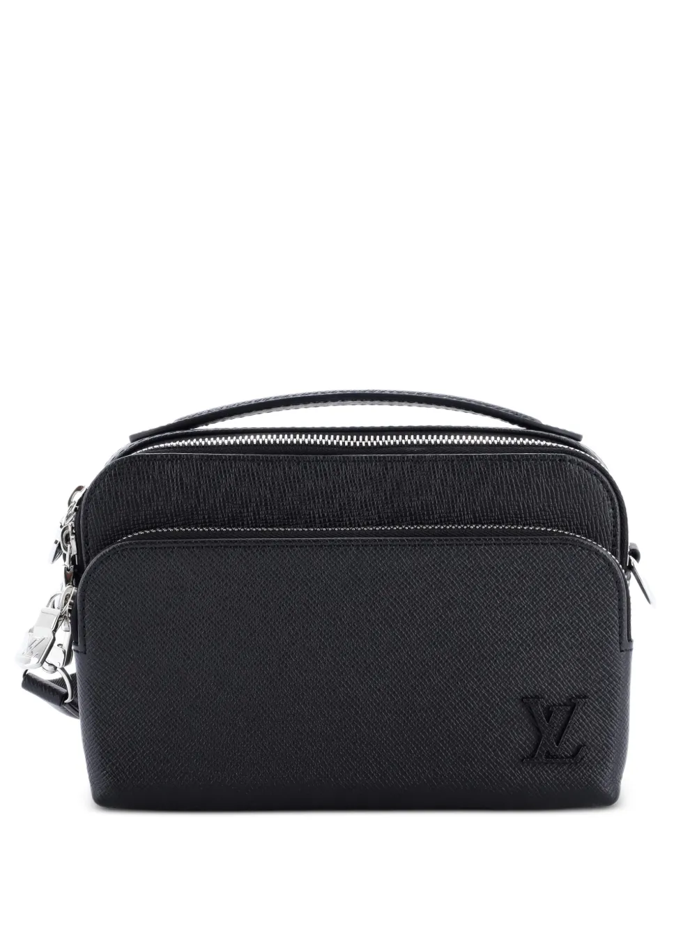 Louis Vuitton Pre-Owned Avenue Messenger Taiga Leather crossbody bag - Nero