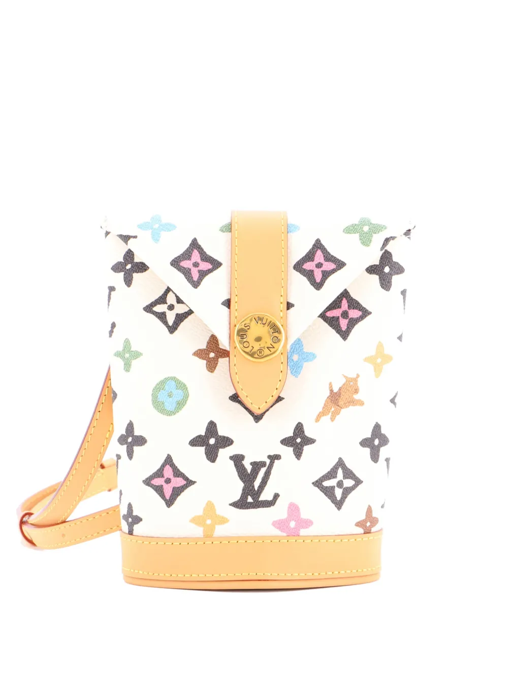 Louis Vuitton Pre-Owned Envelope Pouch Tyler the Creator Monogram Craggy Canvas crossbody bag - Toni neutri