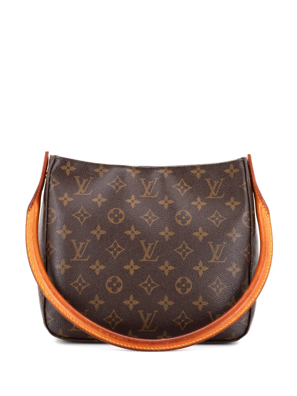 Louis Vuitton Pre-Owned Looping Handbag Monogram Canvas MM satchel - Marrone