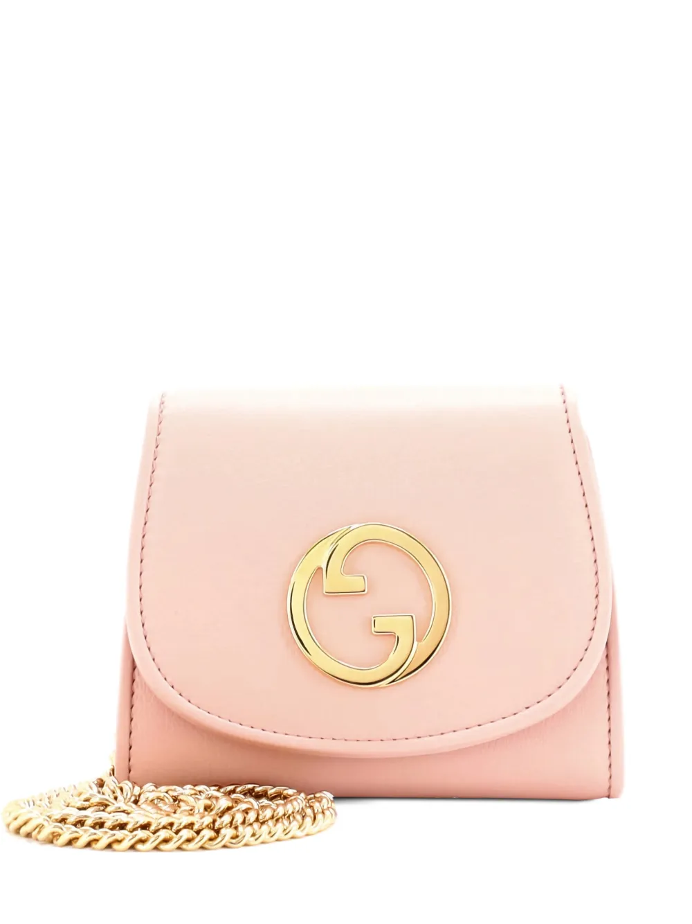 Gucci Pre-Owned Blondie NM Wallet on Chain Leather Medium crossbody bag - Rosa