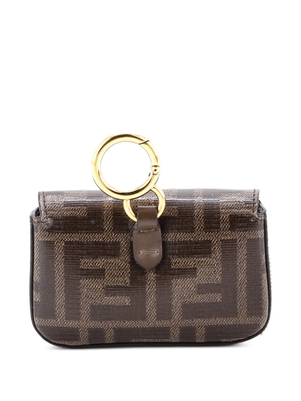 Fendi Pre-Owned Chain Baguette Charm Bag Zucca Coated Canvas Nano crossbody bag | Pre-Owned | Image 2