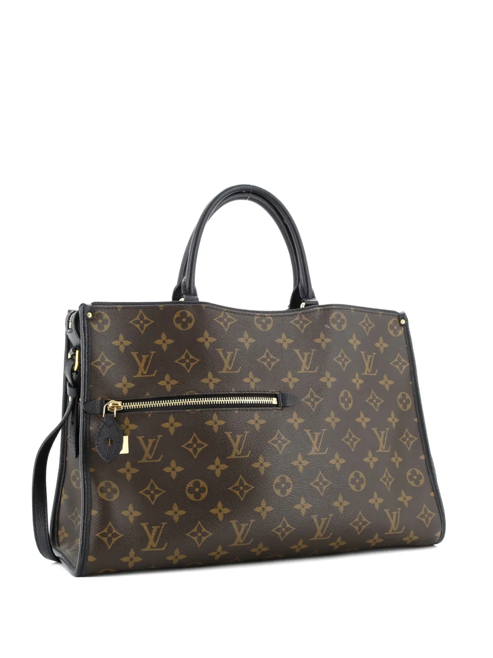 Louis Vuitton Pre-Owned Popincourt NM Handbag Monogram Canvas with Leather MM satchel - Black