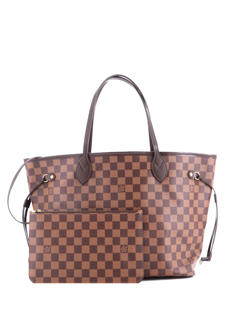 Pre-owned Louis Vuitton Neverfull Nm Damier Mm Tote Bag In Brown
