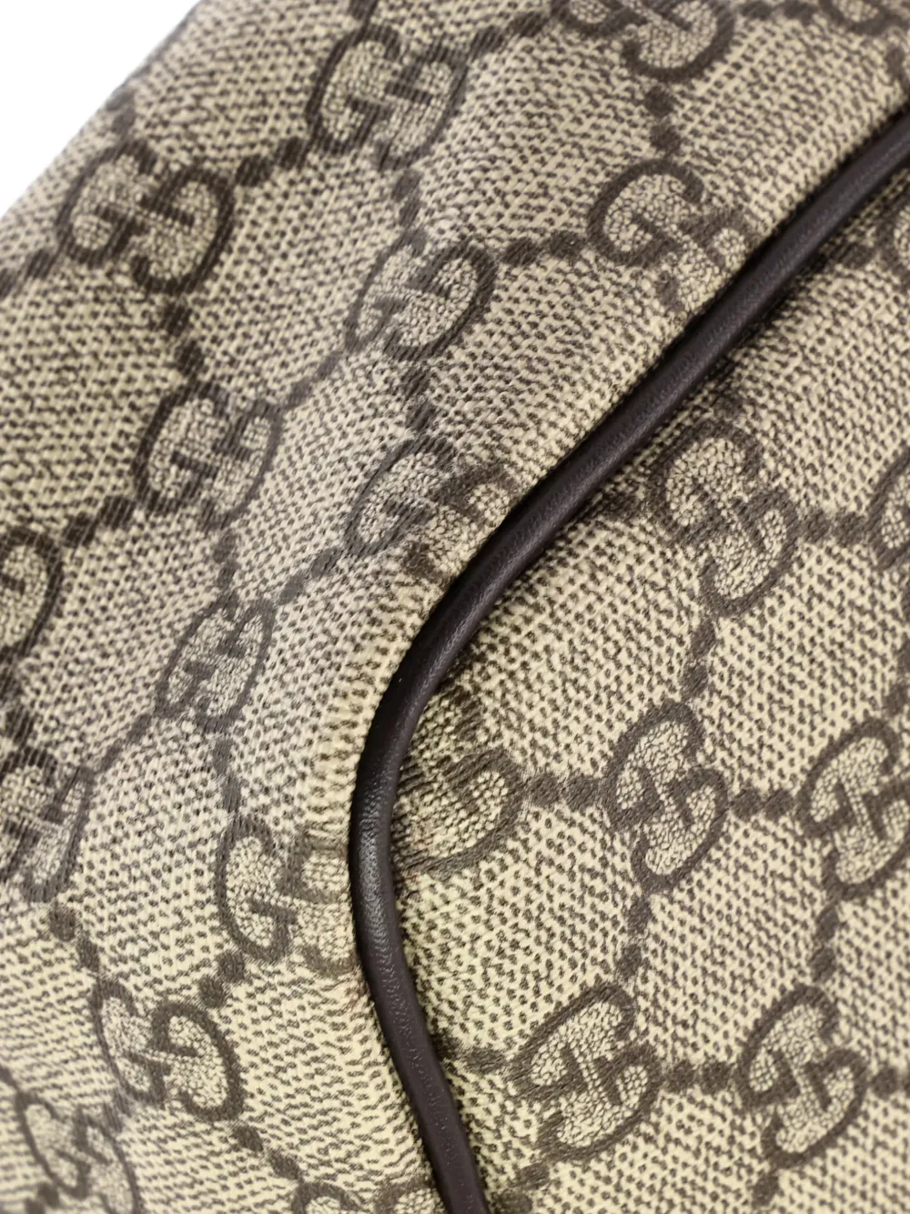 Front Zip Messenger Gg Coated Canvas Medium Crossbody Bag