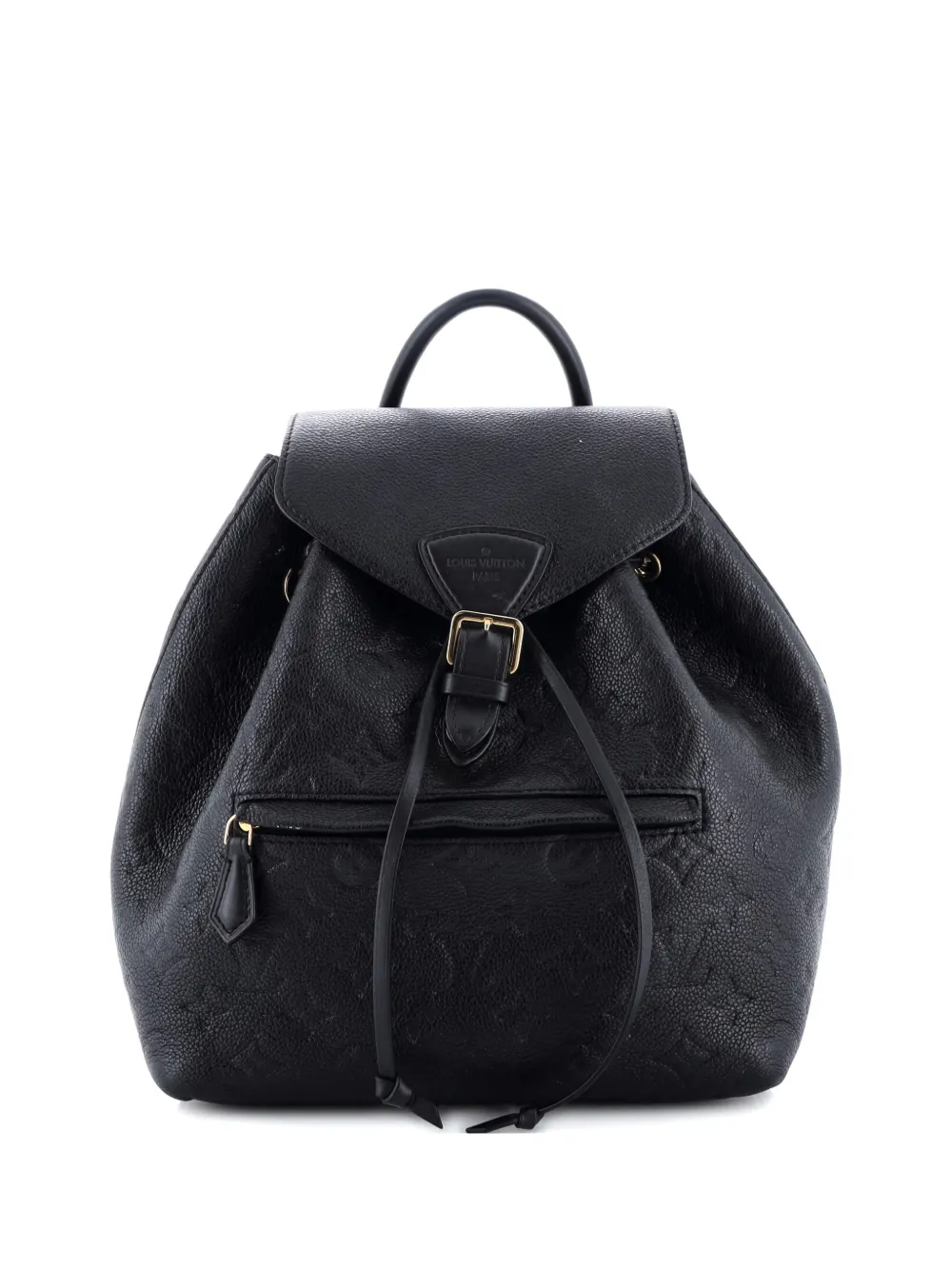 Louis Vuitton Pre-Owned Montsouris NM Monogram Empreinte Leather PM backpack - Nero