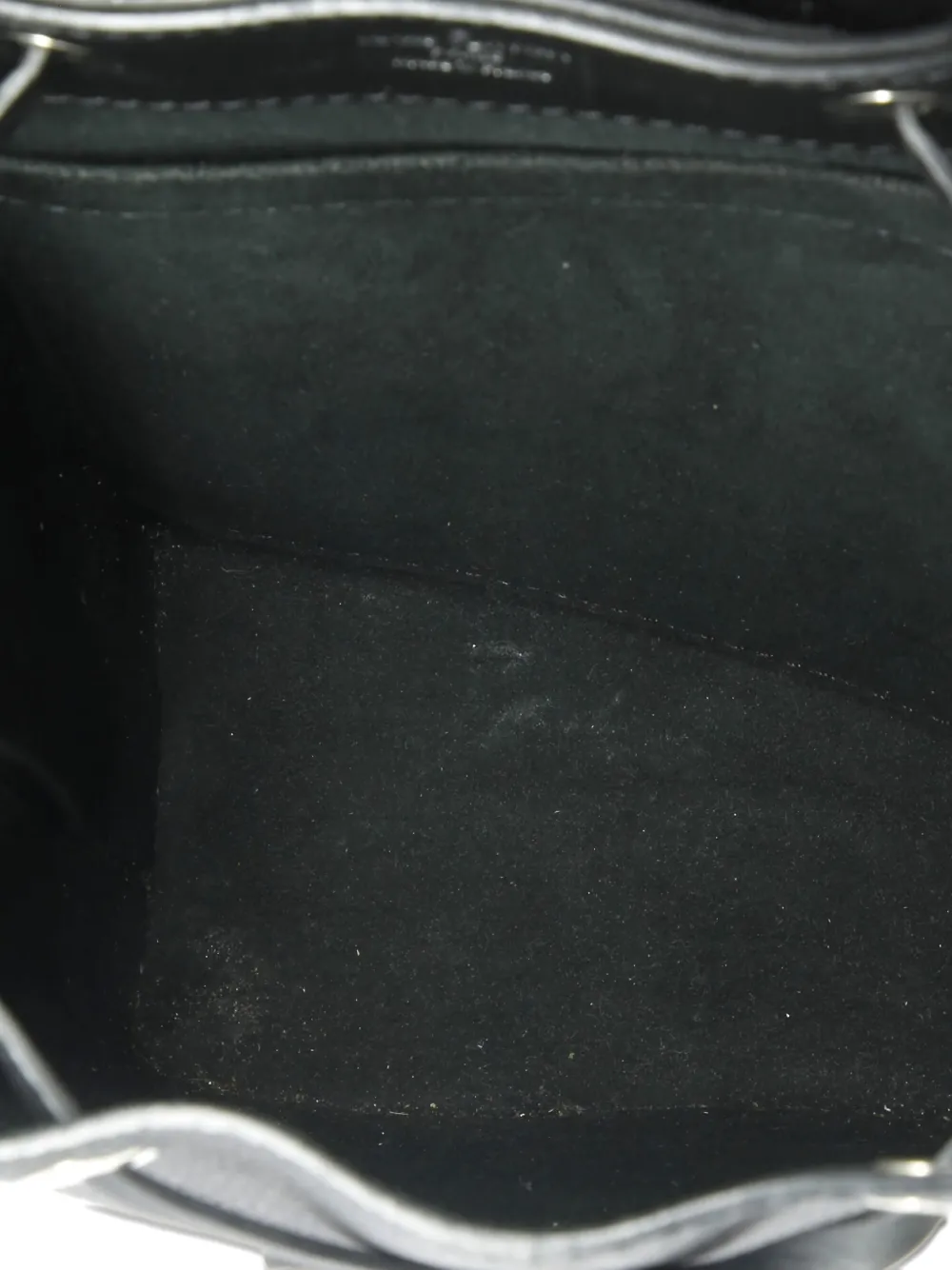 LOUIS VUITTON Pre-owned Lockme Leather Mini Backpack In Black