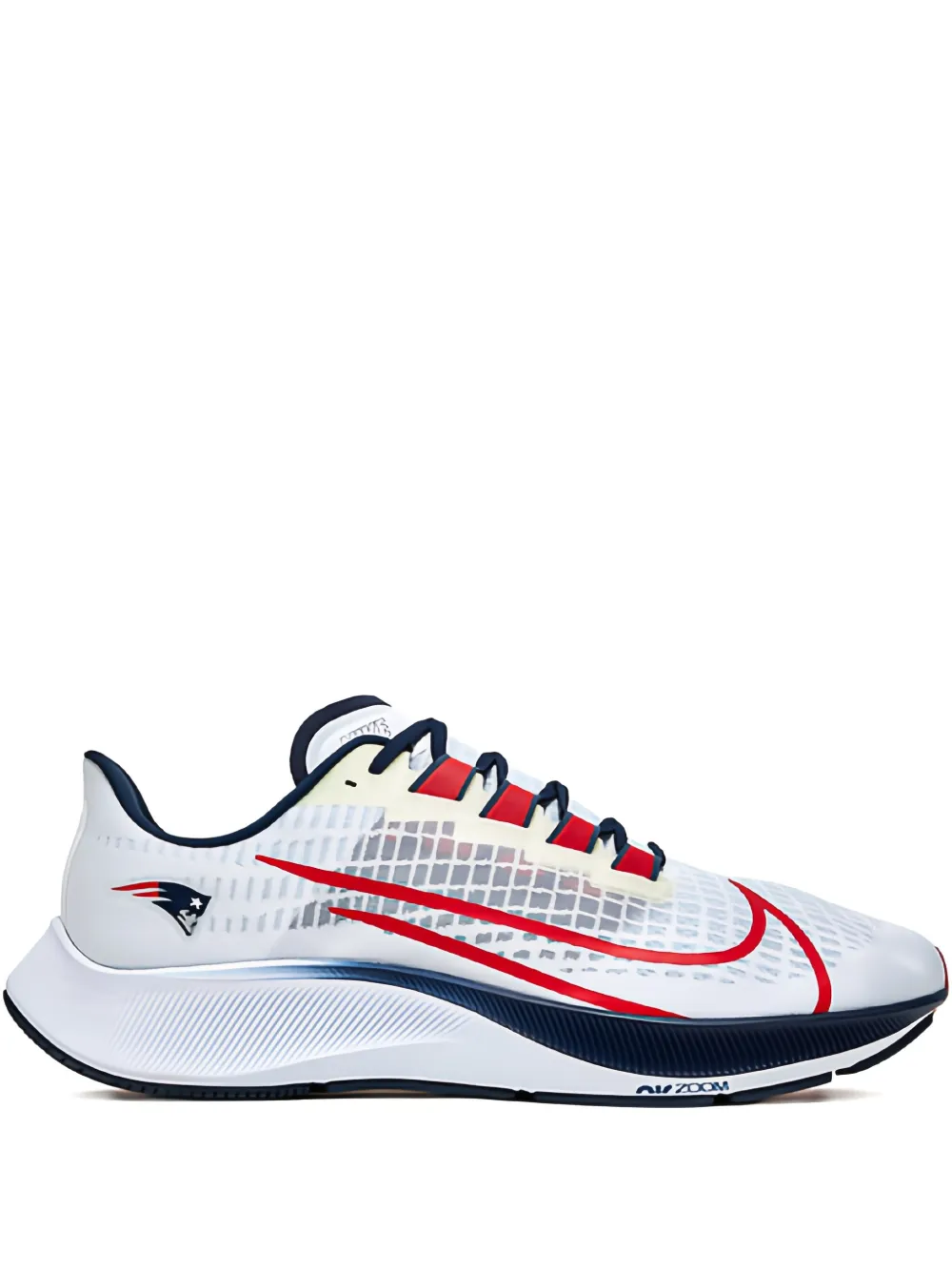 Nike Air Zoom Pegasus 37 "NFL NE Patriots" hardloopsneakers Wit