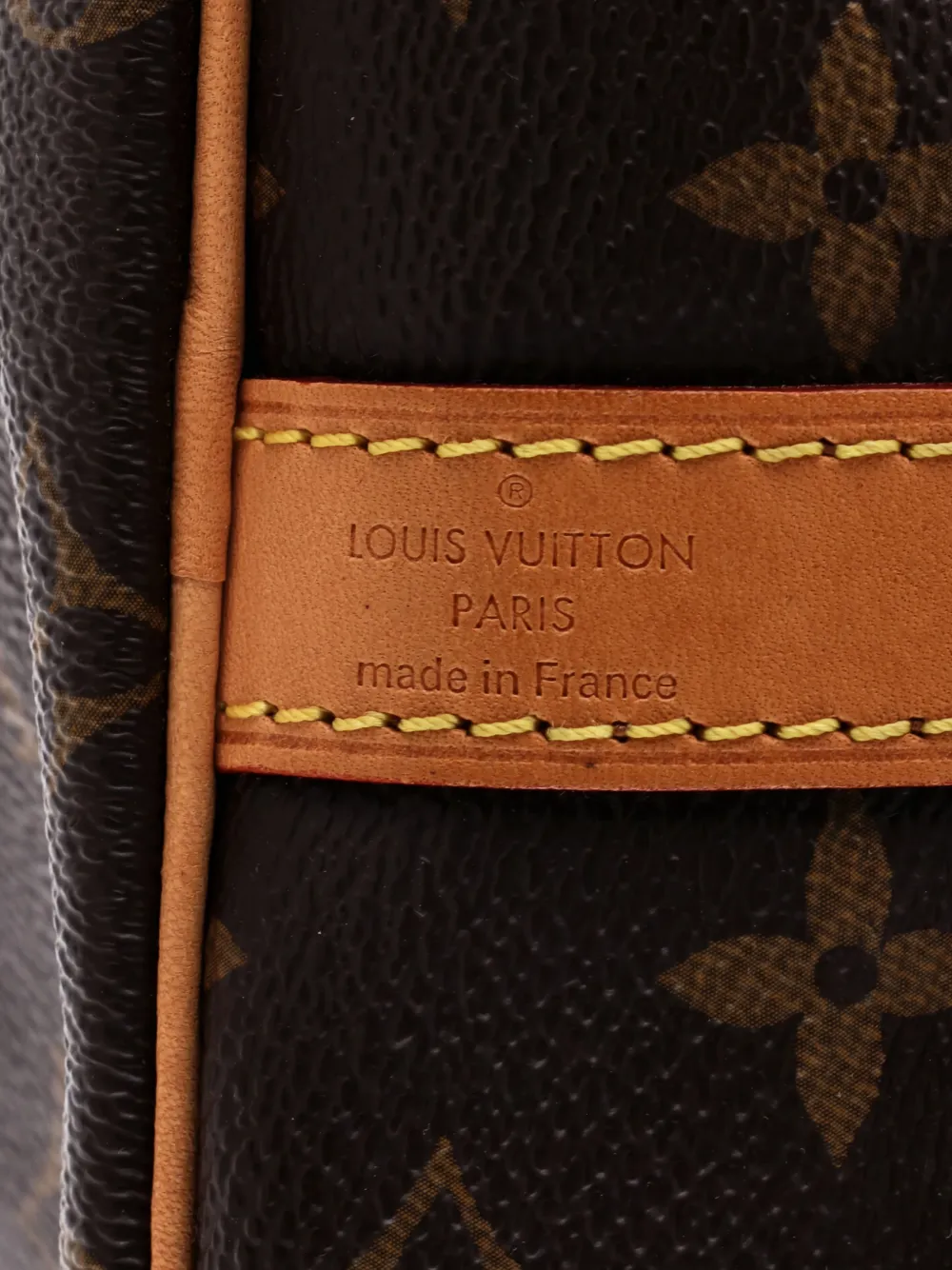 Pre-owned Louis Vuitton Speedy Bandouliere Bag Monogram Canvas 25 Satchel In Brown