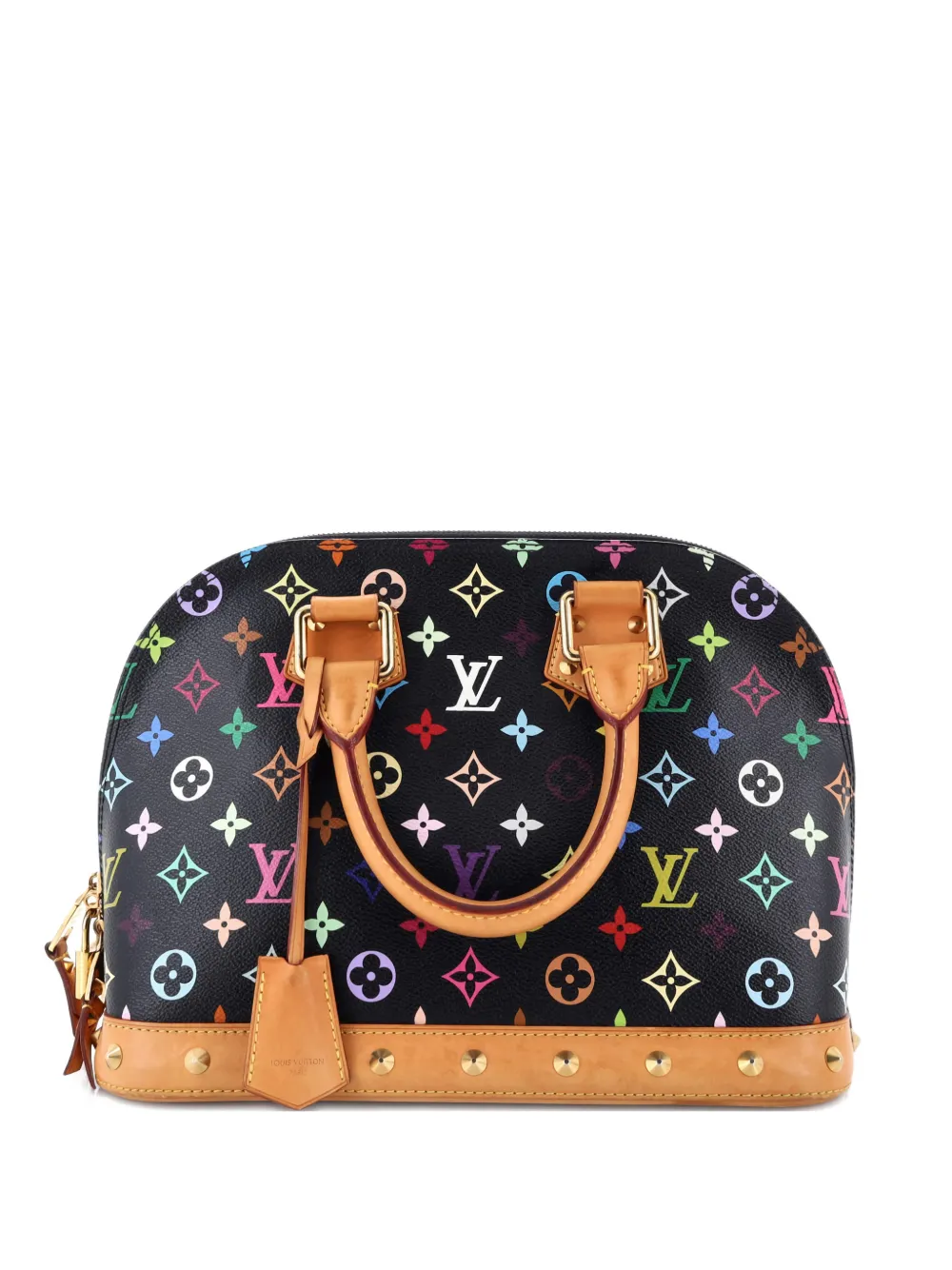 Louis Vuitton Pre-Owned Alma NM Handbag Monogram Multicolor PM satchel - Black