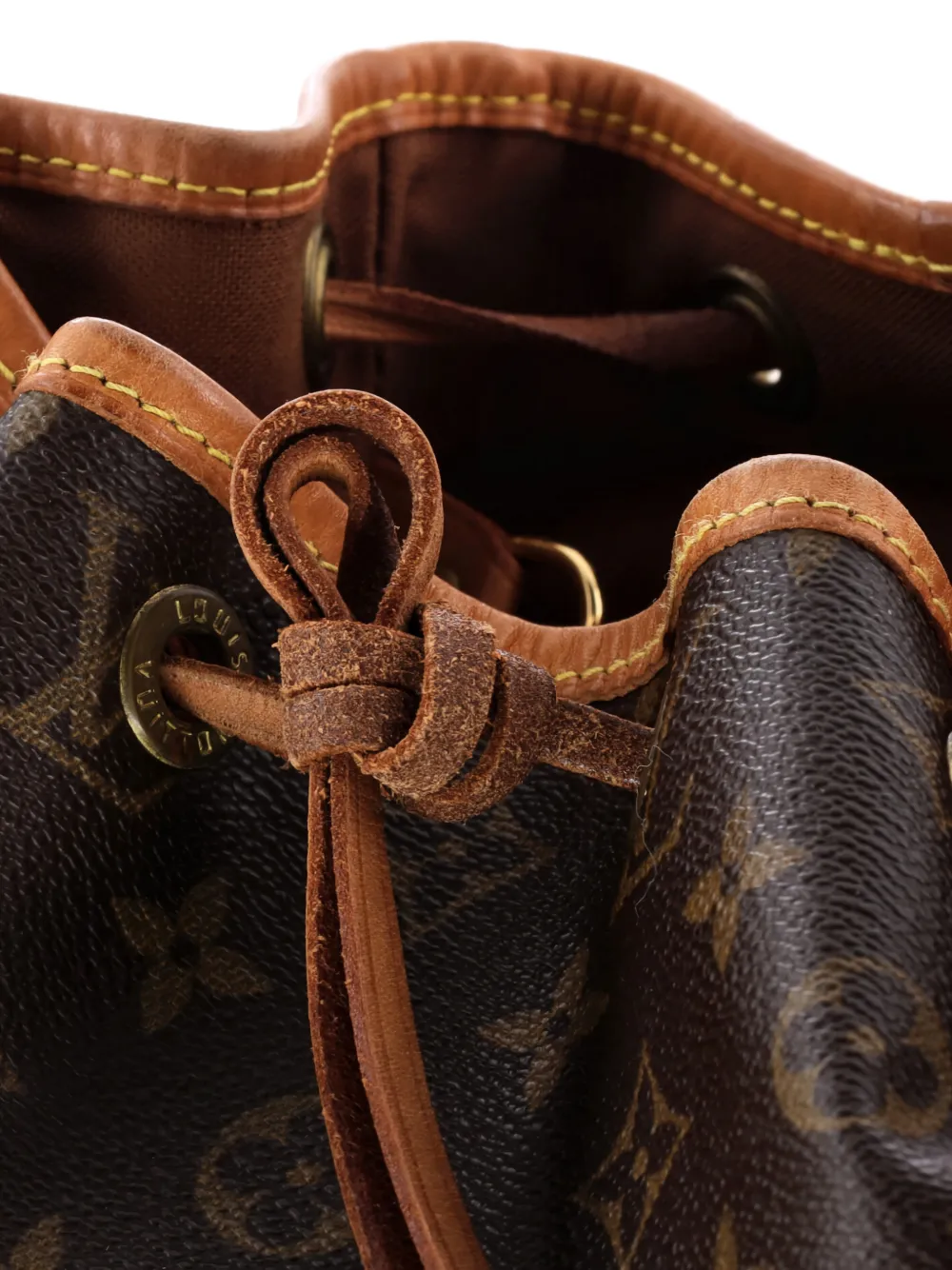 LOUIS VUITTON Pre-owned Vintage Montsouris Monogram Canvas Pm Backpack In Brown