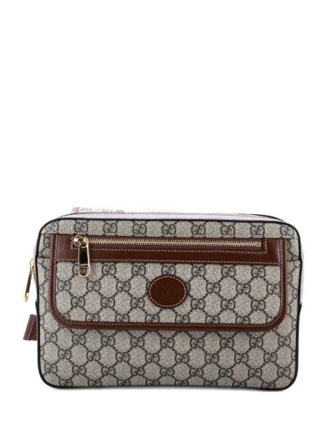 Gucci Pre-Owned Interlocking G Patch Buckle GG Coated Canvas backpack