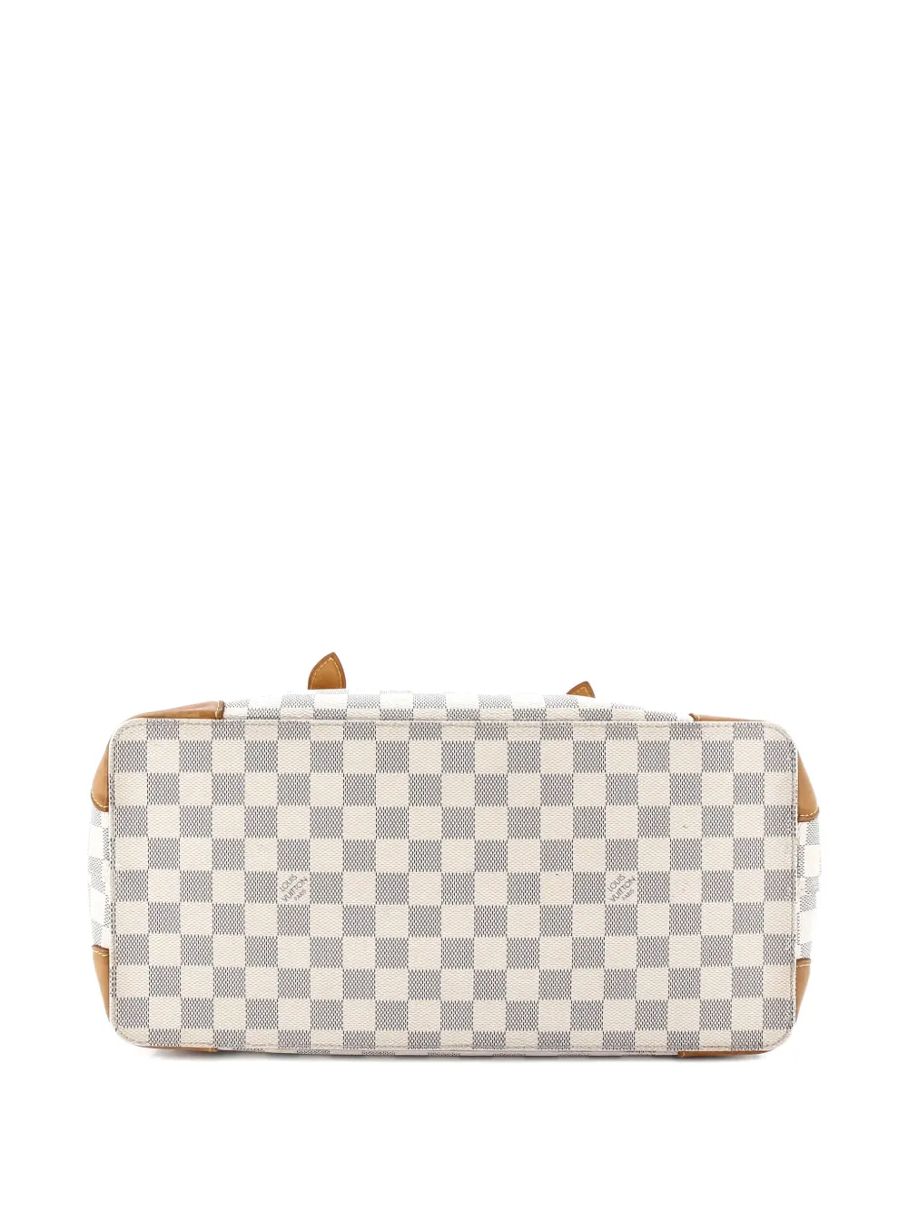 Pre-owned Louis Vuitton Hampstead Handbag Damier Mm Tote Bag In White