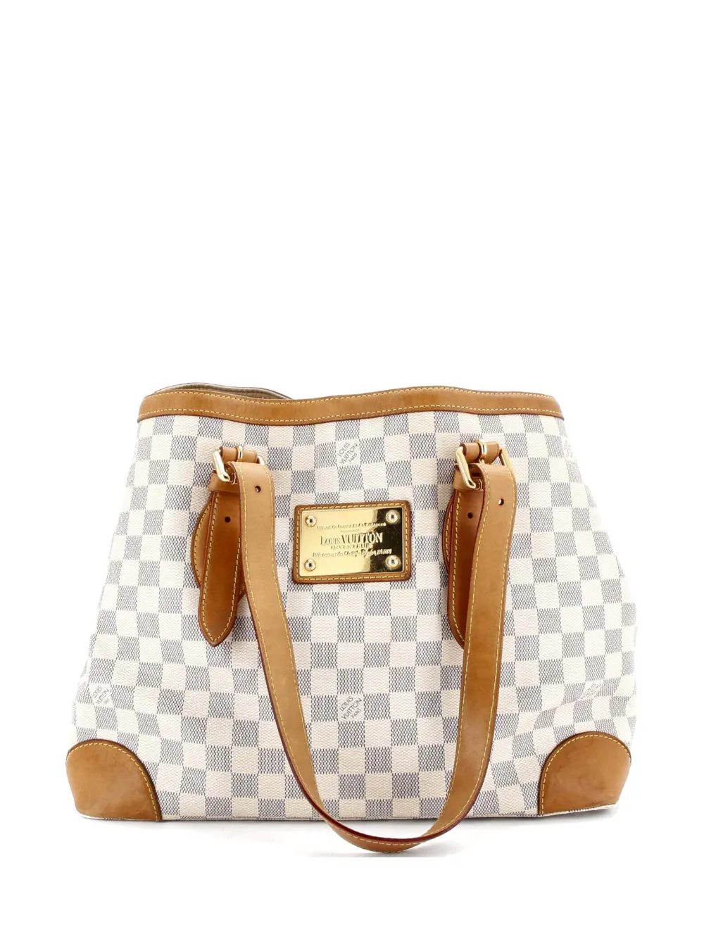 Louis Vuitton Pre-Owned Hampstead Handbag Damier MM tote bag - Bianco