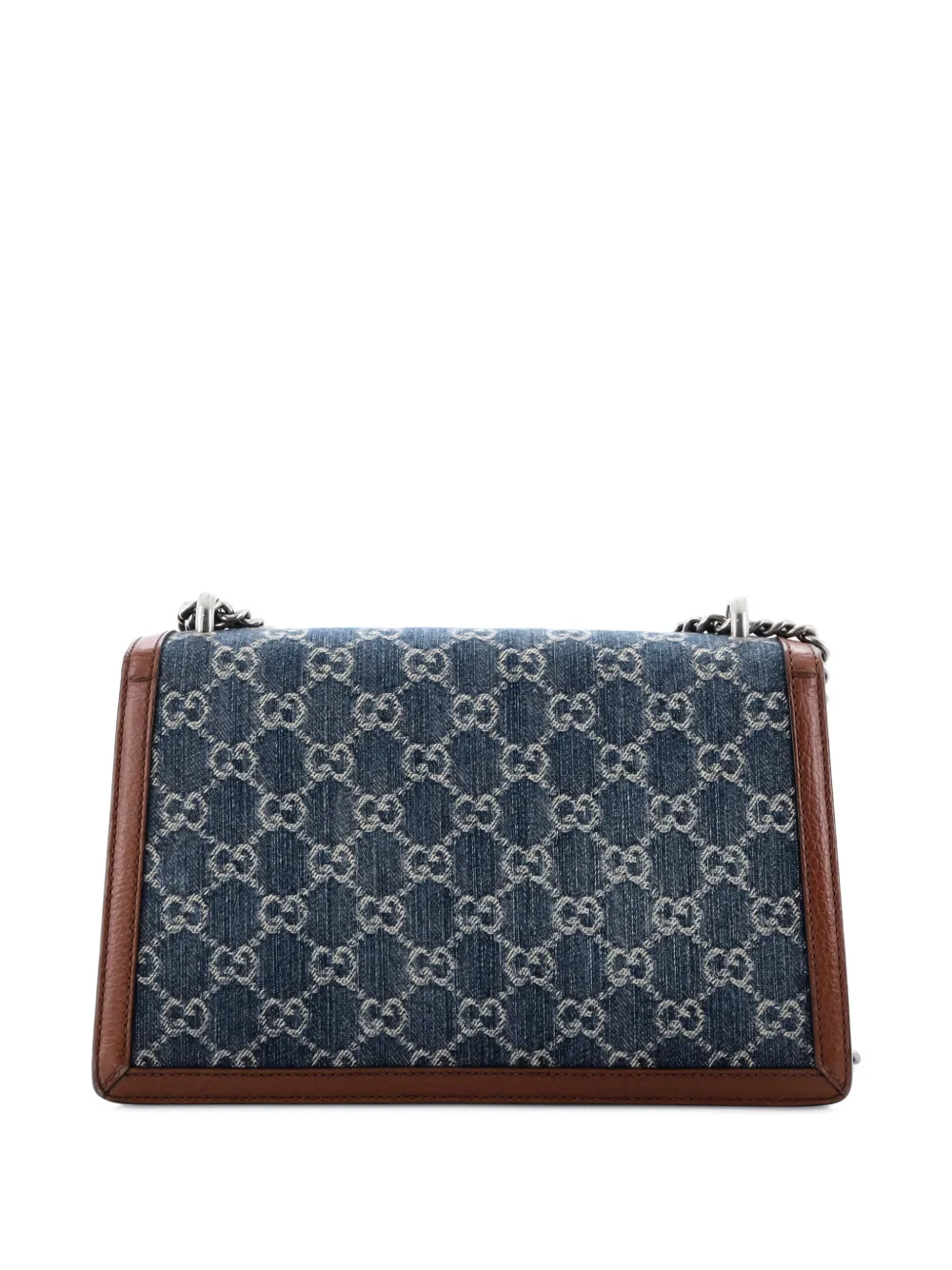 Pre-owned Gucci Dionysus Bag Gg Denim Small Shoulder Bag In Blue