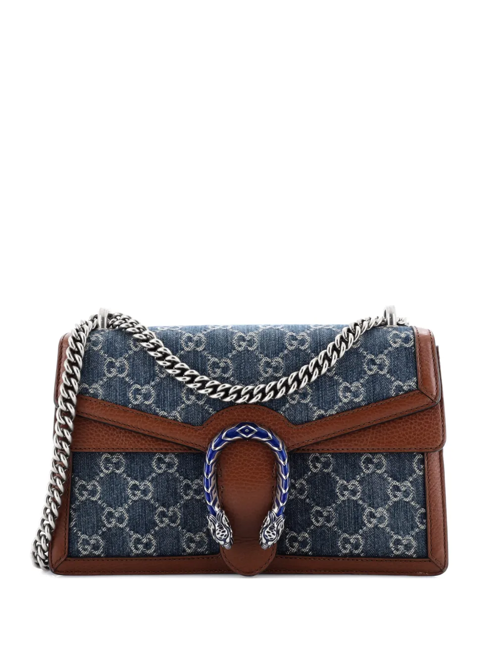 Gucci Pre-Owned Dionysus Bag GG Denim Small shoulder bag - Blu