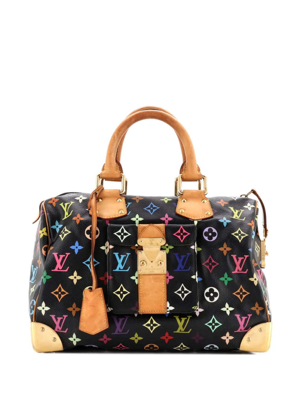 Louis Vuitton Pre-Owned Speedy Handbag Monogram Multicolor 30 satchel - Nero