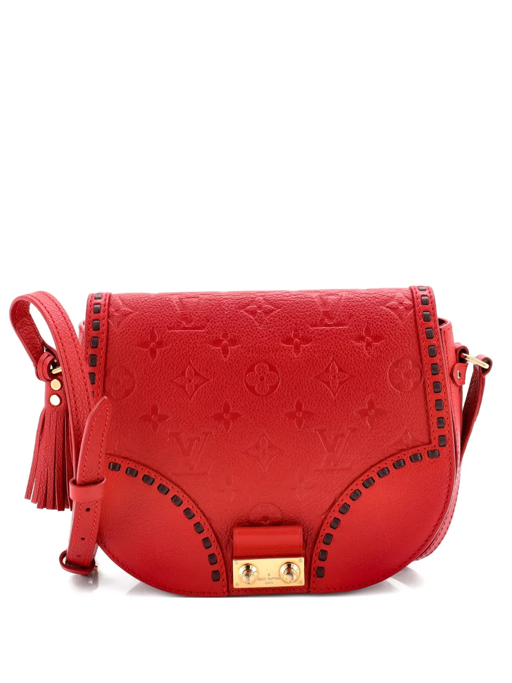 Louis Vuitton Pre-Owned Junot Handbag Monogram Empreinte Leather crossbody bag - Rosso